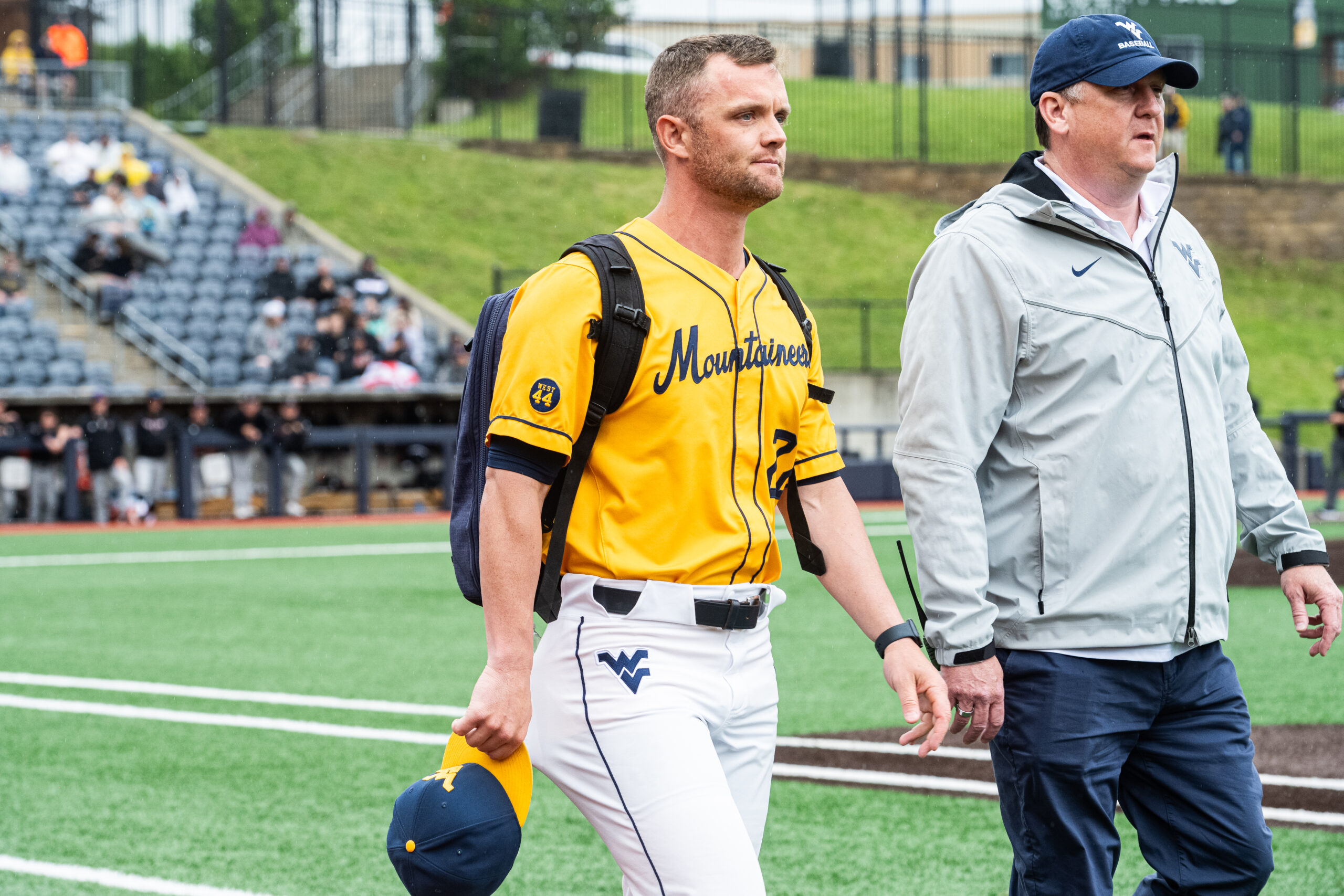 Steve Sabins ejected during No. 13 WVU's loss against Texas Tech
